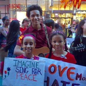 Young people from the Broadway community sing John Lennon's 'Imagine' for peace @ BroadwayWorld Young people from the Broadway community sing John Lennon's 'Imagine' for peace Photo